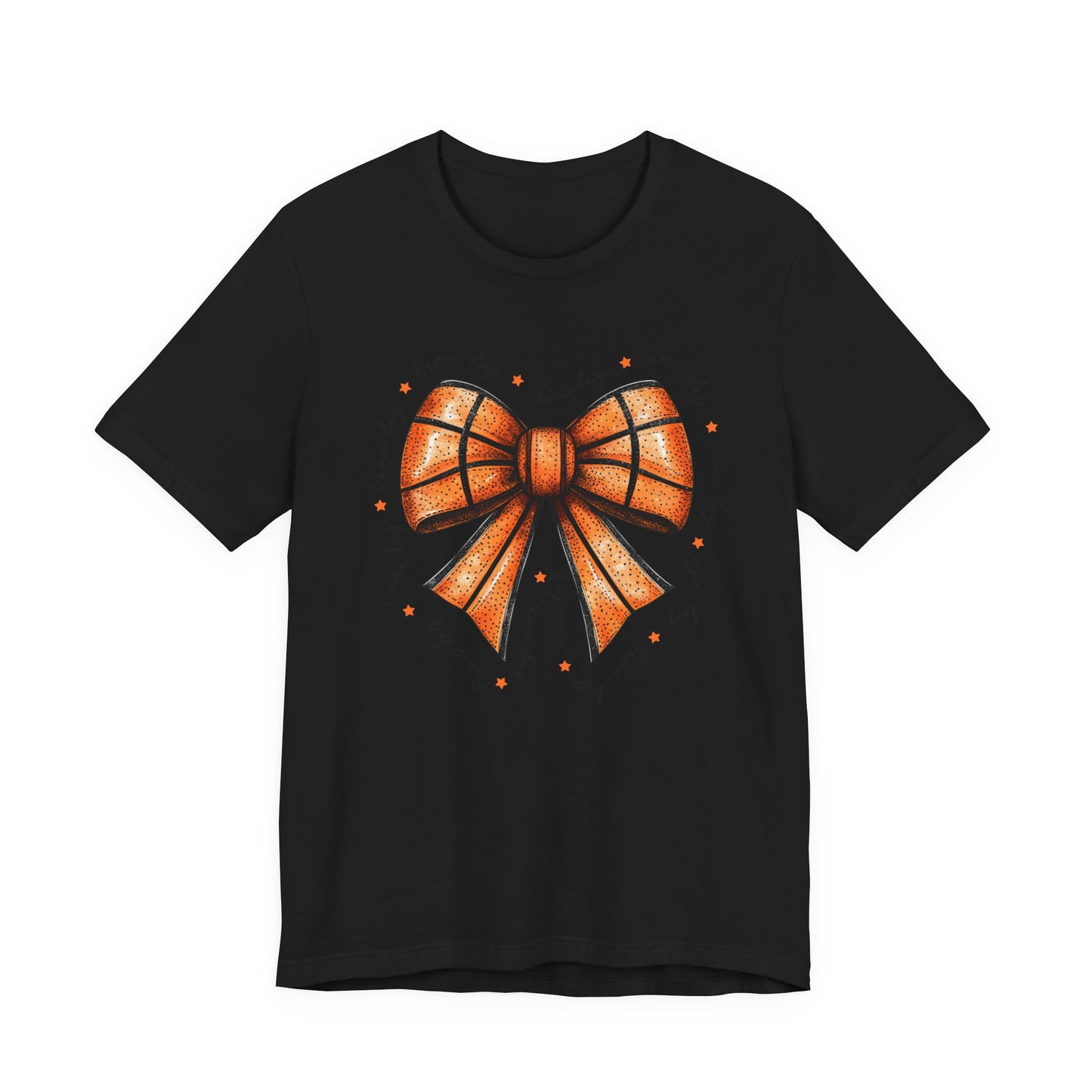 Game Day Bow Basketball T-shirt
