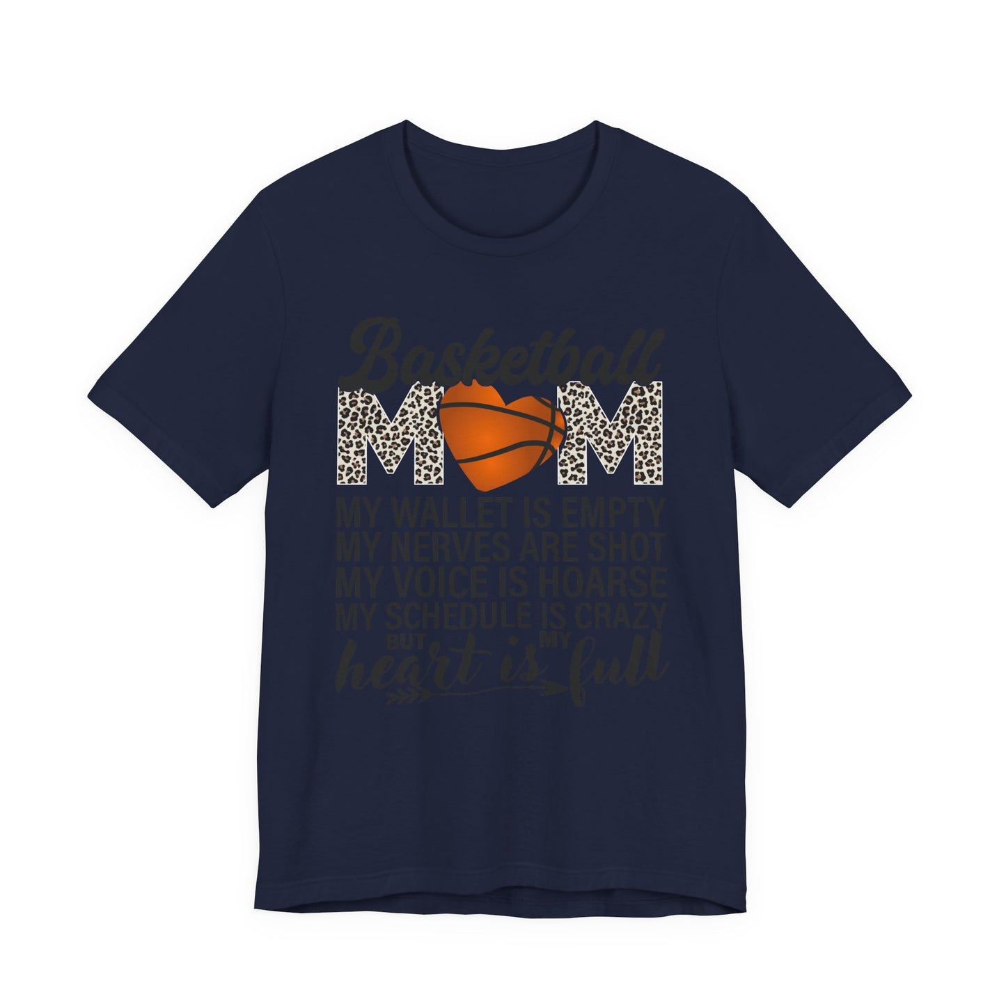 Basketball Mom My Wallet Is Empty T-shirt