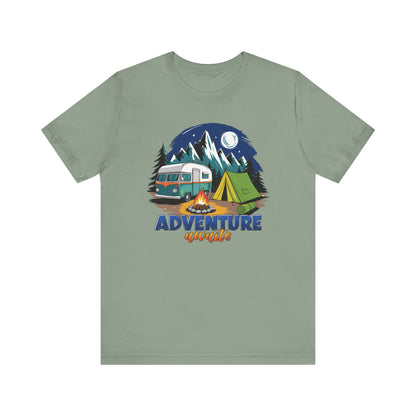 Adventure Awaits Camping T-Shirt – Scenic Nature Tee for Wanderers & RV Travelers