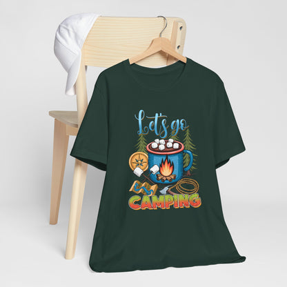 Let’s Go Camping Campfire T-Shirt