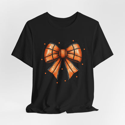Game Day Bow Basketball T-shirt