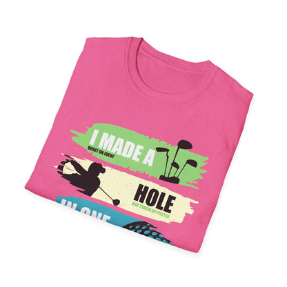 I Made a Bogey on Every Hole Golf Tee – Funny Golf Humor Sports T-Shirt