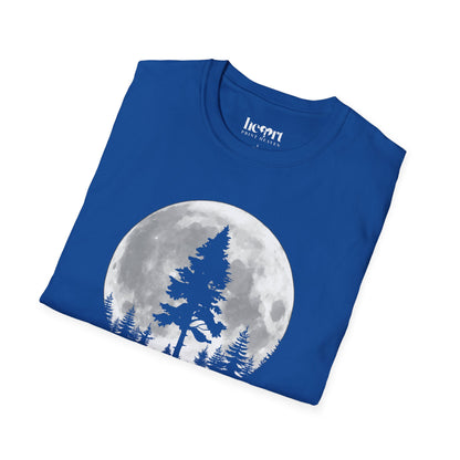 Moon And Pine Tree