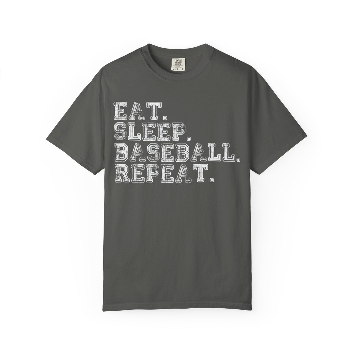 Eat Sleep Baseball Repeat T-Shirt ⚾ | Distressed Baseball Lover Graphic Tee