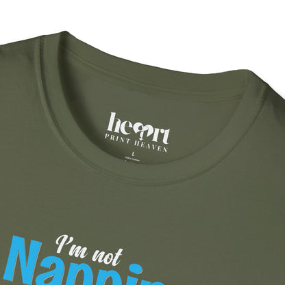 I'm Not Napping, I'm Meditating – Funny Mindfulness T-Shirt 🧘‍♂️✨
