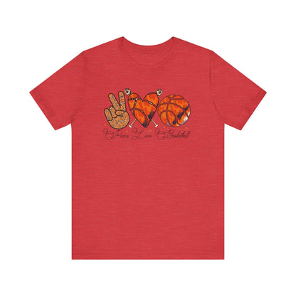 Peace, Love, Basketball T-shirt