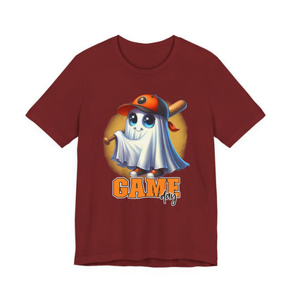 Game Day Cute Baby Ghost Baseball T-shirt