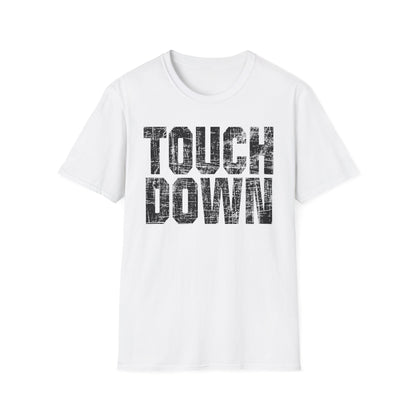Touch Down Glitter Football T-Shirt – Fun Game Day Tee for Sports Fans