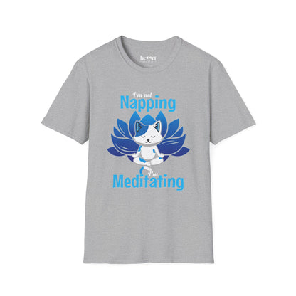 I'm Not Napping, I'm Meditating – Funny Mindfulness T-Shirt 🧘‍♂️✨
