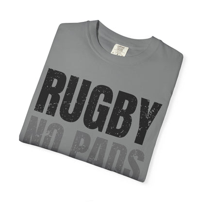 Rugby "No Pads, No Helmets, Just Balls" Funny T-Shirt 🏉 | Bold Rugby Fan Statement Tee