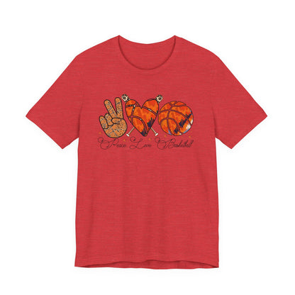 Peace, Love, Basketball T-shirt