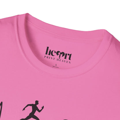 Runner’s Heartbeat T-Shirt – Running Enthusiast Shirt for Marathon & Fitness Lovers