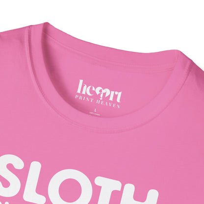 Sloth Running Team We'll Get There When We Get There T-Shirt – Funny Running Shirt for Slow Runners & Humor Lovers