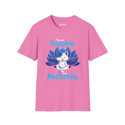 I'm Not Napping, I'm Meditating – Funny Mindfulness T-Shirt 🧘‍♂️✨