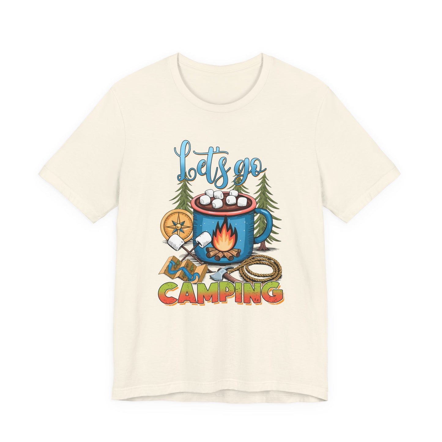 Let’s Go Camping Campfire T-Shirt