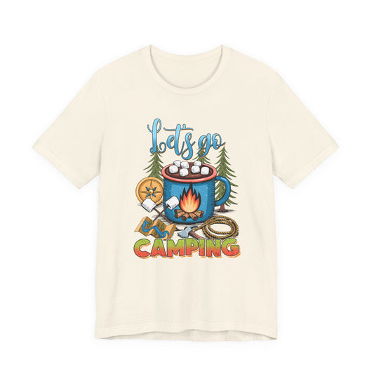 Let’s Go Camping Campfire T-Shirt