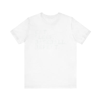 EAT SLEEP BASEBALL REPEAT Baseball T-shirt