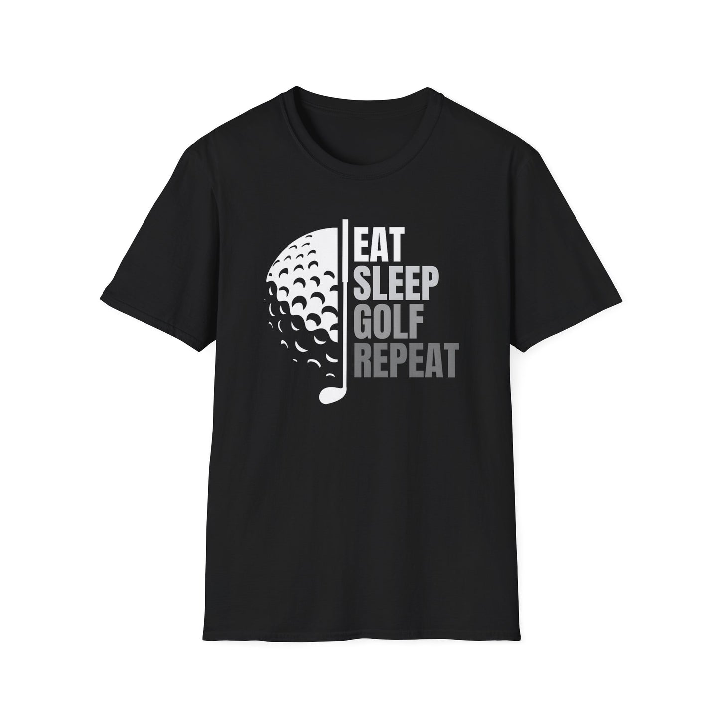 Eat Sleep Golf Repeat Tee – Classic Golf Lifestyle Sports T-Shirt