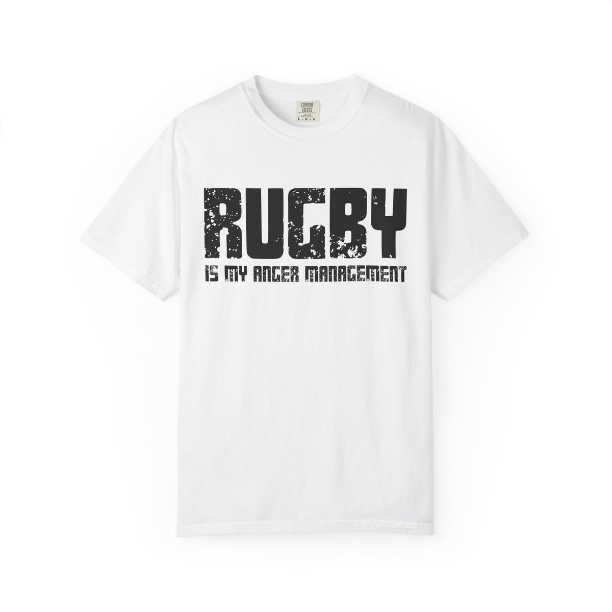 Rugby Is My Anger Management T-Shirt 🏉 | Funny Rugby Fan Statement Tee
