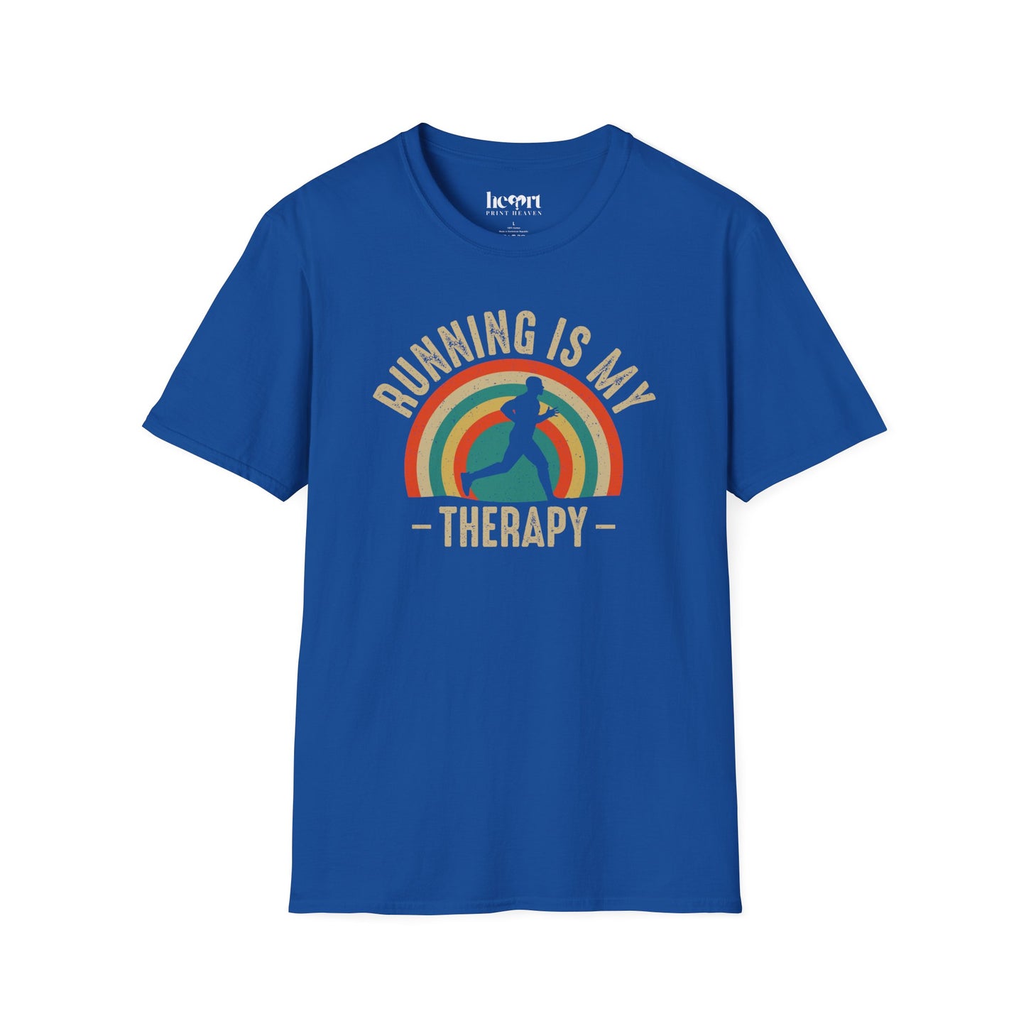 Running Is My Therapy T-Shirt – Motivational Shirt for Runners