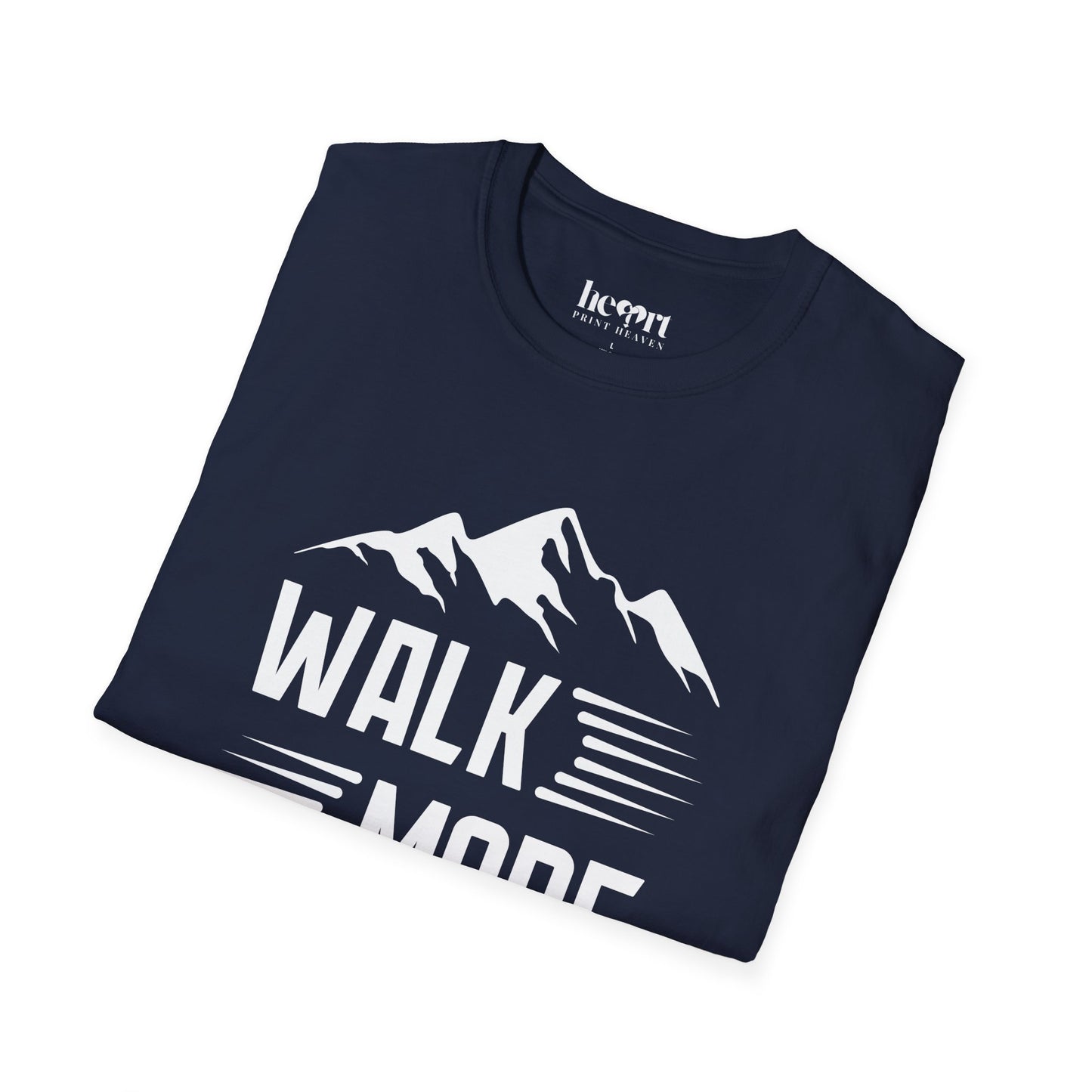 Walk More Worry Less T-Shirt 🚶‍♂️ | Motivational Walking Tee for Fitness & Nature Lovers