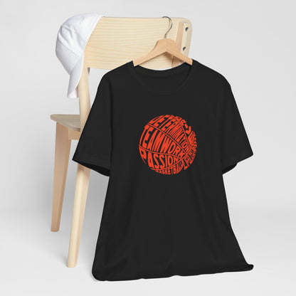 Kld-Basketball-Life Lettering Basketball T-shirt