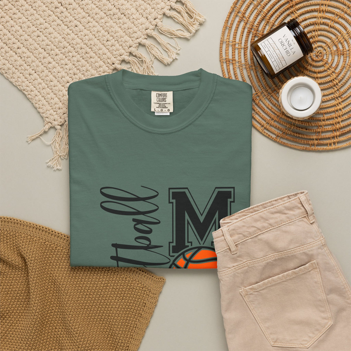 Basketball Mom T-Shirt 🏀 | Cute Courtside Basketball Mom Tee