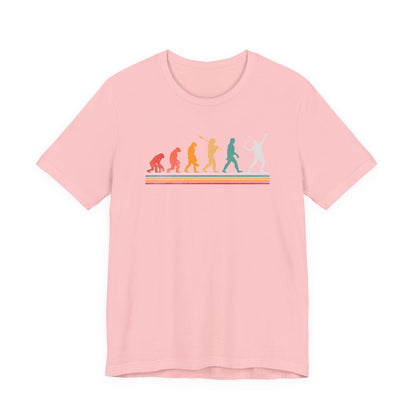 Evolution -Playing-Tennis-T-Shirt