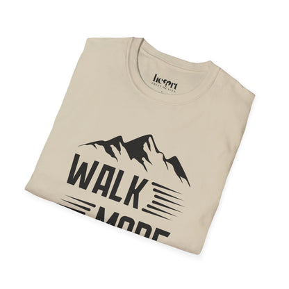 Walk More Worry Less T-Shirt 🚶‍♂️ | Motivational Walking Tee for Fitness & Nature Lovers