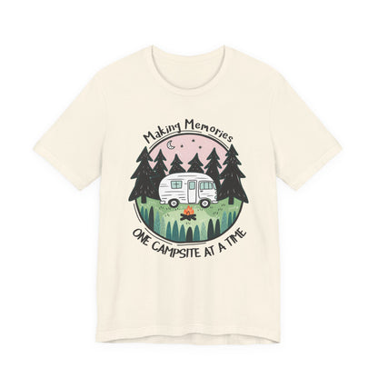 Making Memories One Campsite at a Time – Retro RV Camping Shirt