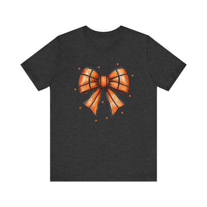 Game Day Bow Basketball T-shirt