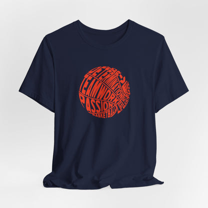 Kld-Basketball-Life Lettering Basketball T-shirt