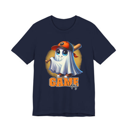 Game Day Cute Baby Ghost Baseball T-shirt