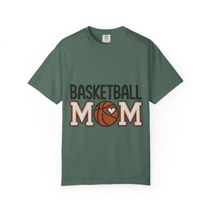 Basketball Mom Faux Embroidery T-Shirt 🏀 | Game Day Sports Mom Tee