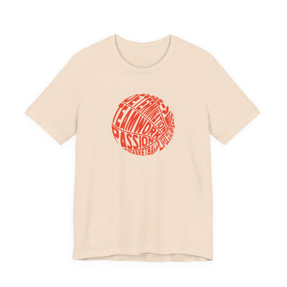 Kld-Basketball-Life Lettering Basketball T-shirt