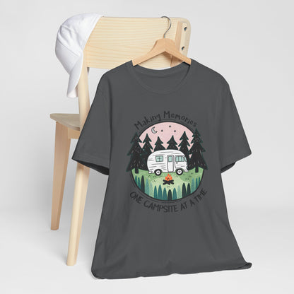 Making Memories One Campsite at a Time – Retro RV Camping Shirt