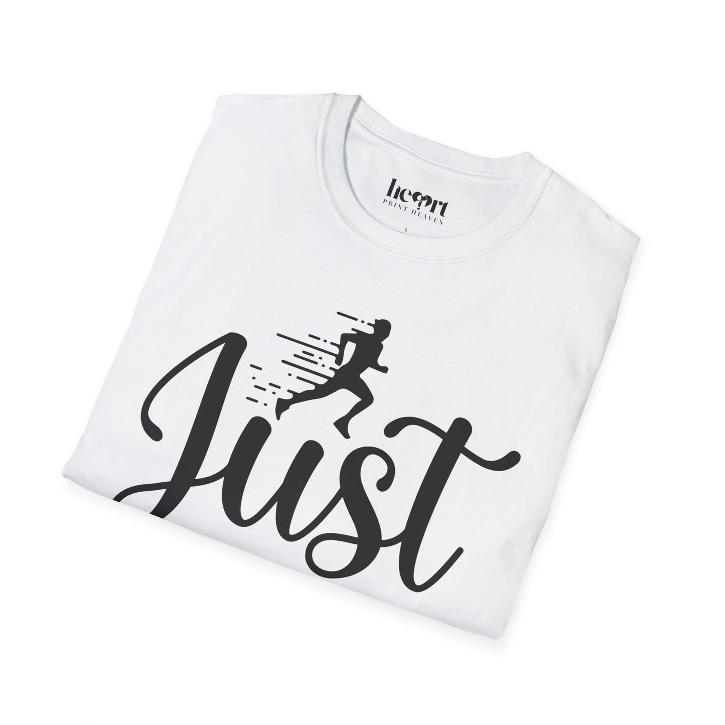 Just Keep Running T-Shirt – Motivational Running Shirt for Marathon & Fitness Enthusiasts