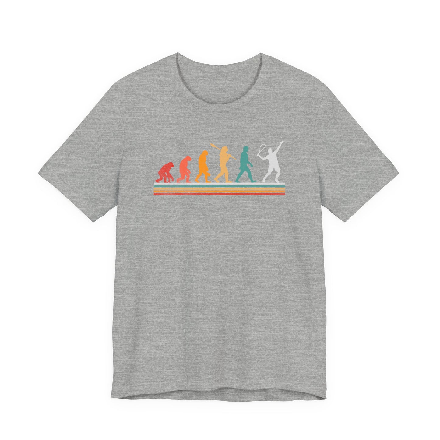 Evolution -Playing-Tennis-T-Shirt