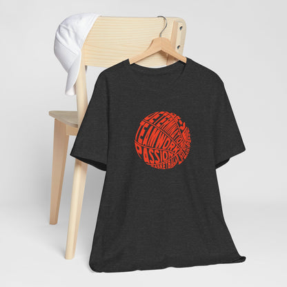 Kld-Basketball-Life Lettering Basketball T-shirt