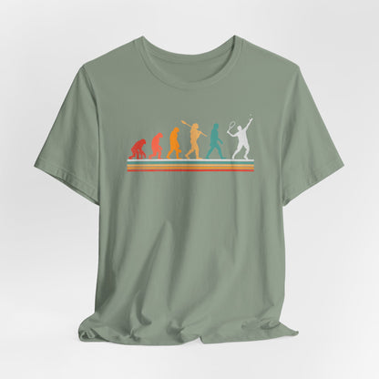 Evolution -Playing-Tennis-T-Shirt