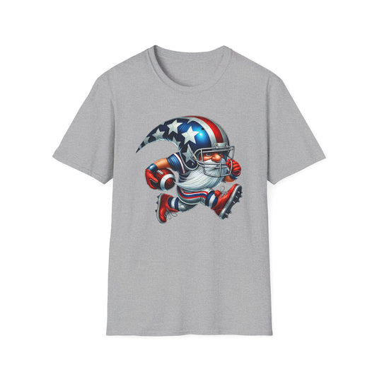 American Flag Gnome Football T‑Shirt – Unisex Fit