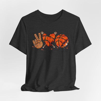 Peace, Love, Basketball T-shirt