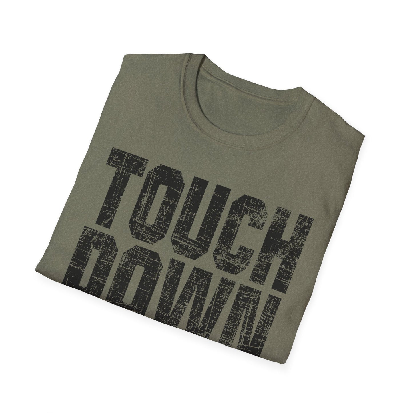 Touch Down Glitter Football T-Shirt – Fun Game Day Tee for Sports Fans