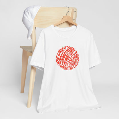 Kld-Basketball-Life Lettering Basketball T-shirt