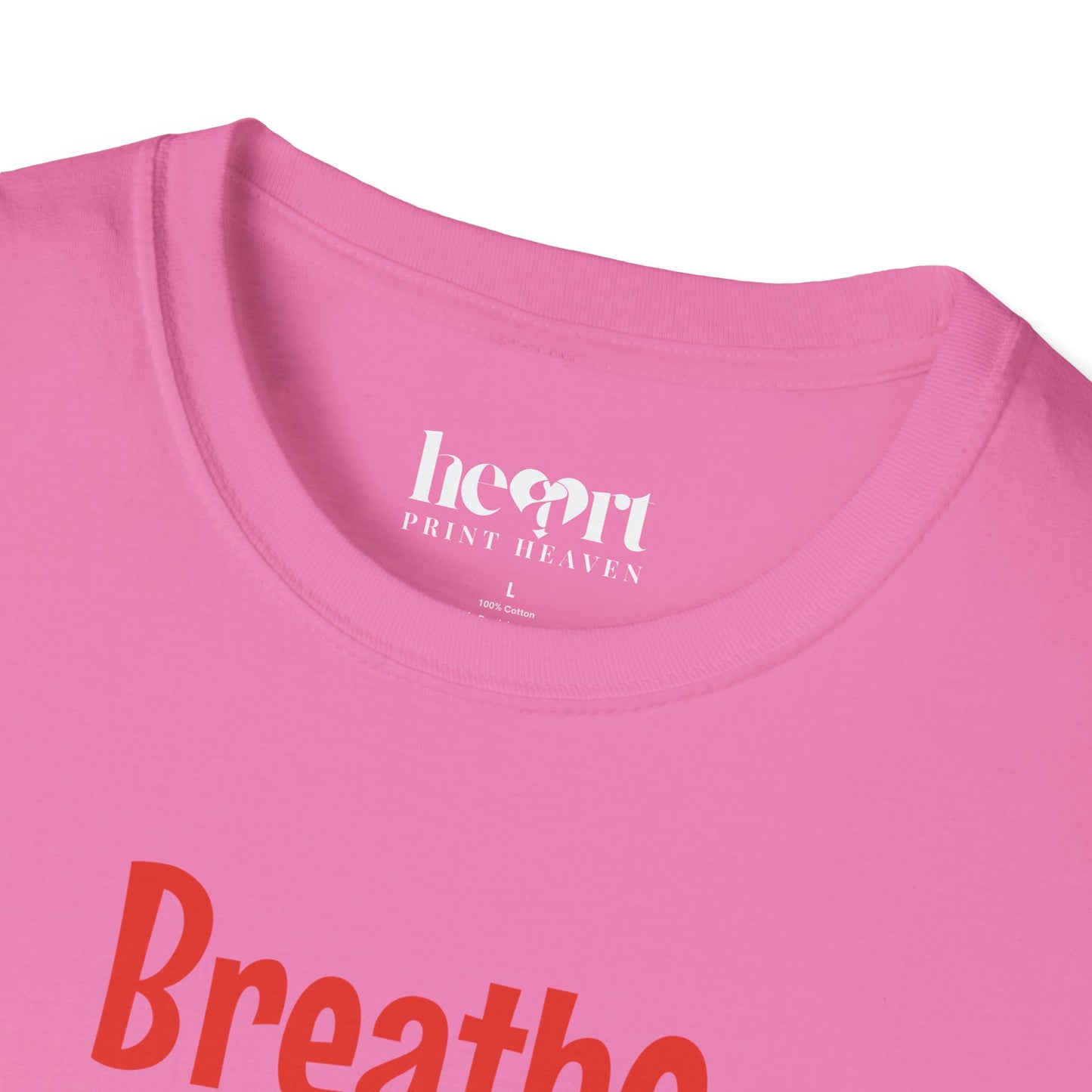 Breathe In Peace Breathe Out Stress T-Shirt – Yoga & Mindfulness Tee for Relaxation 🌿