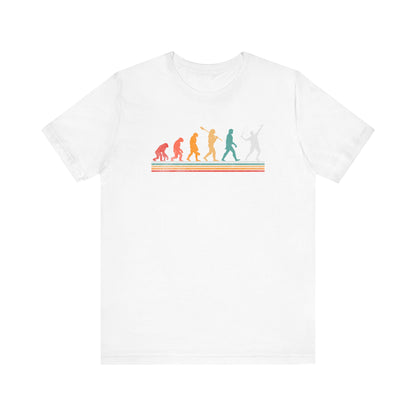 Evolution -Playing-Tennis-T-Shirt
