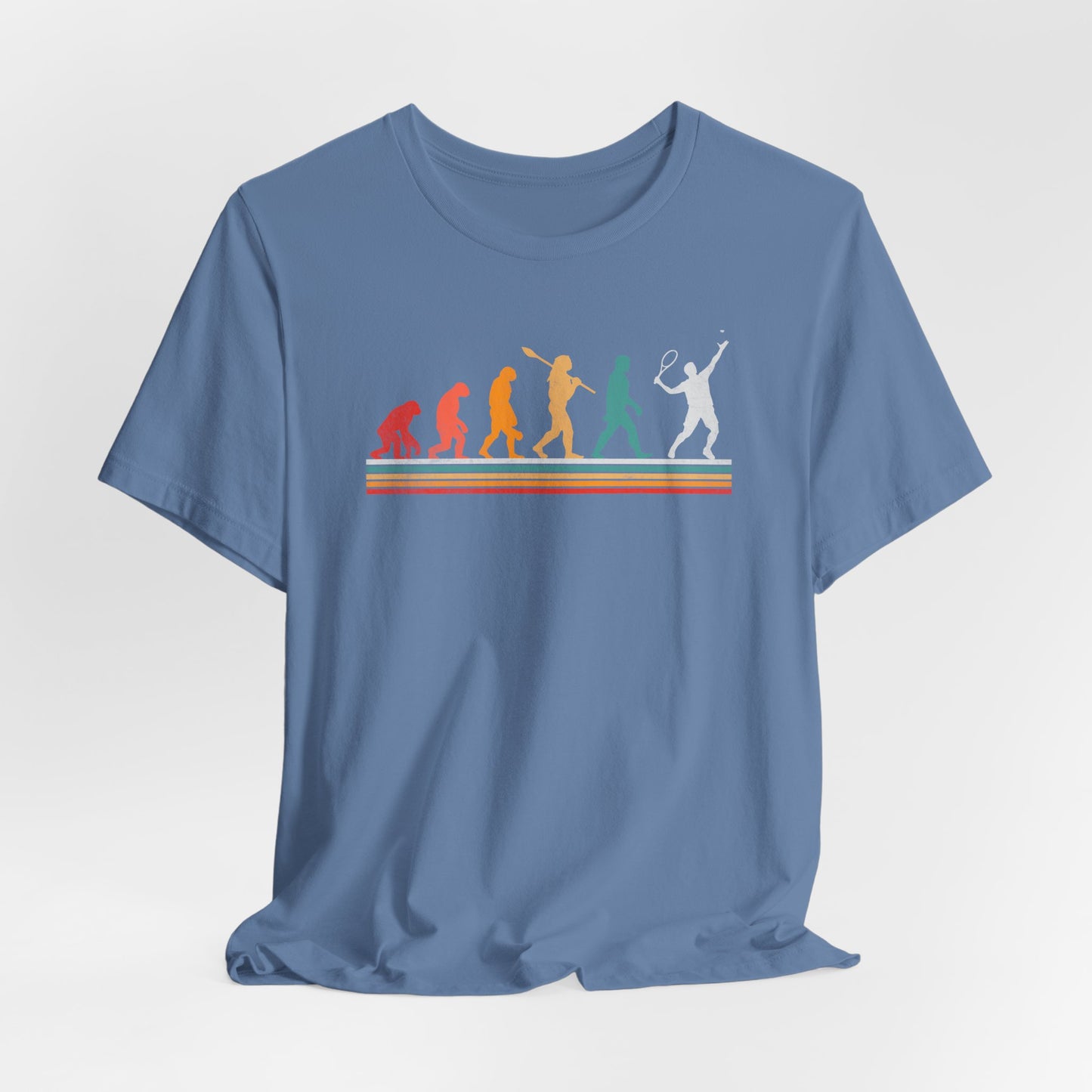 Evolution -Playing-Tennis-T-Shirt