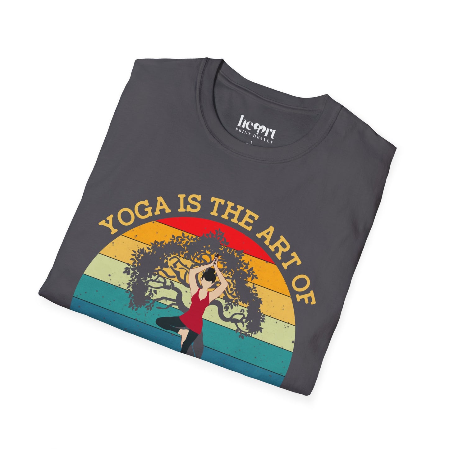 Yoga Is the Art of Listening to Your Body – Inspirational Yoga T-Shirt 🧘✨