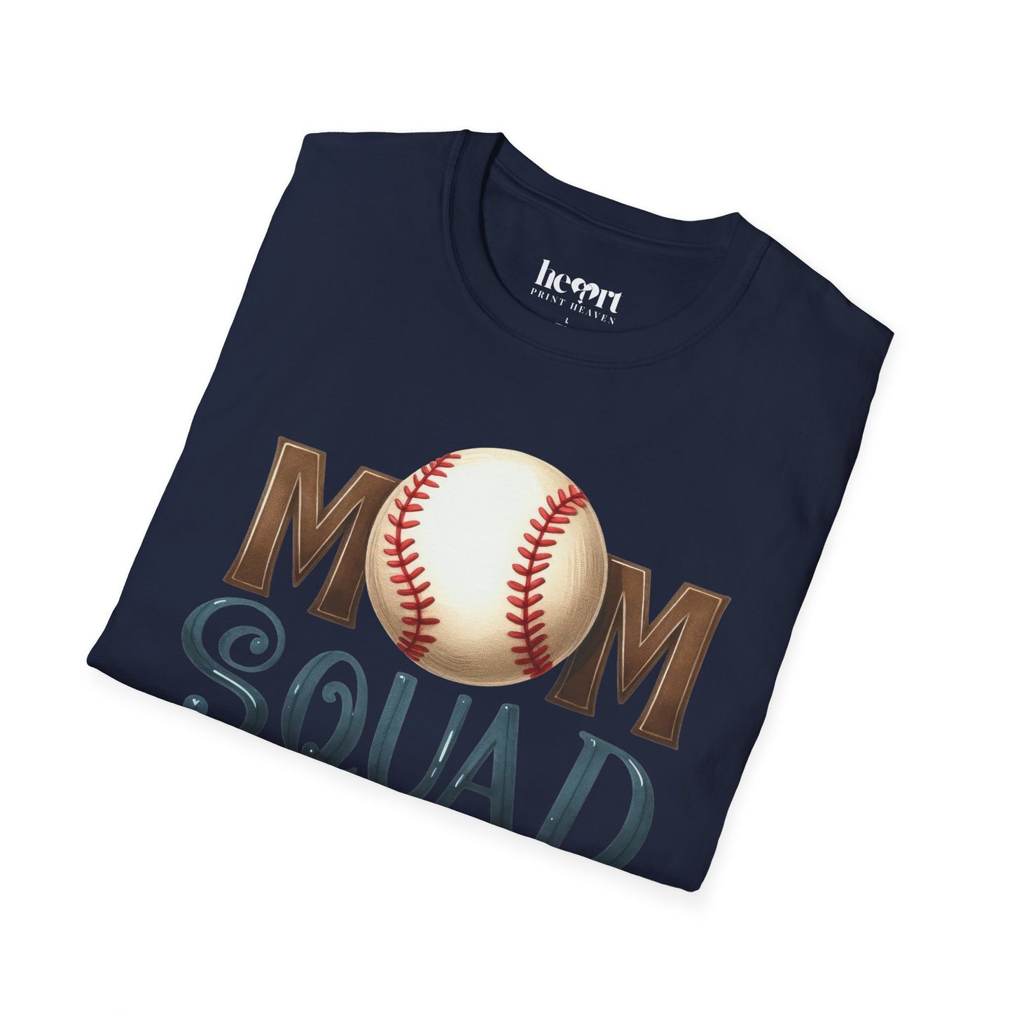 Mom Squad Baseball T-Shirt ⚾🌸 – Game Day Tee for Proud Baseball Moms