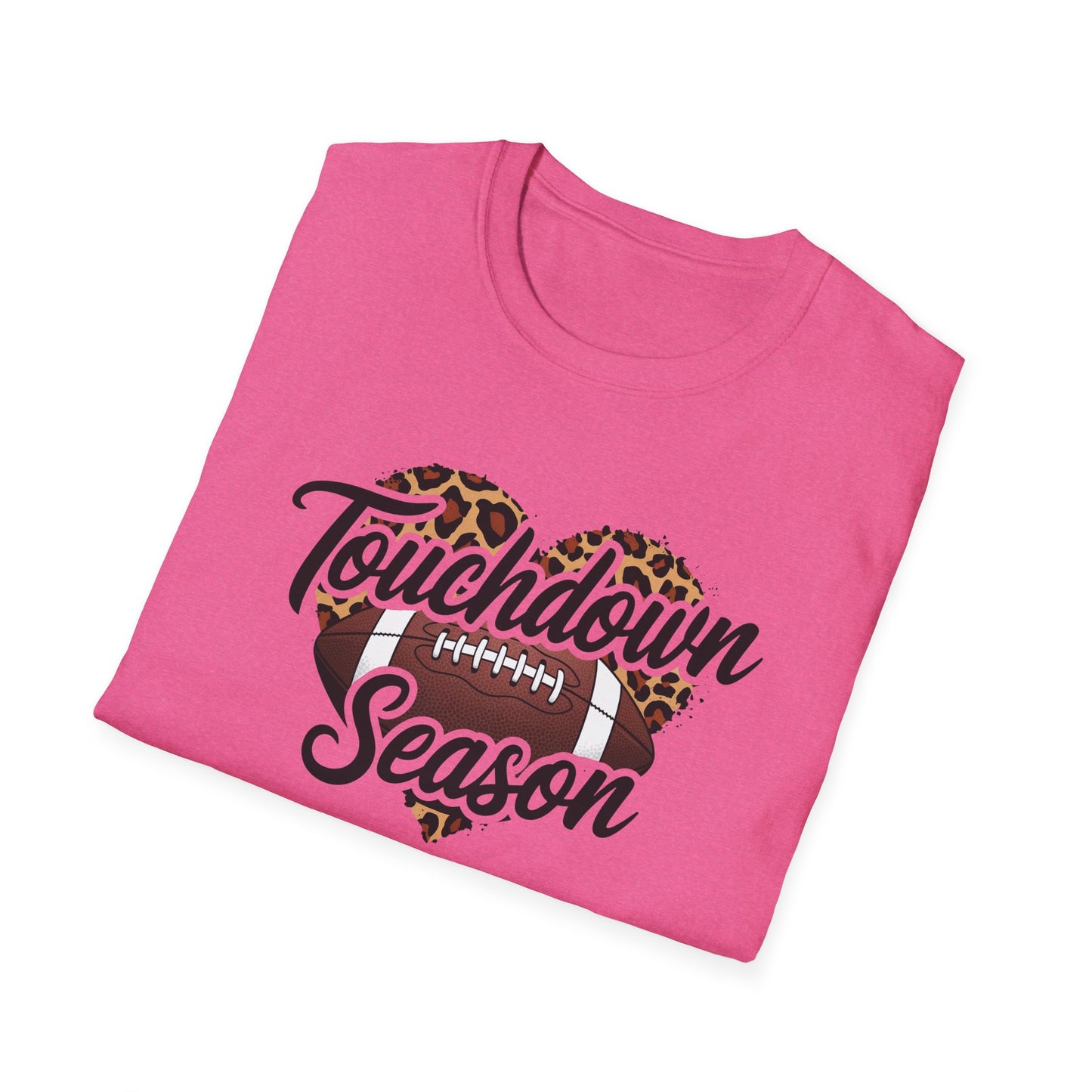 Touchdown Season Football Tee – Sparkle Design for Game Day Fans